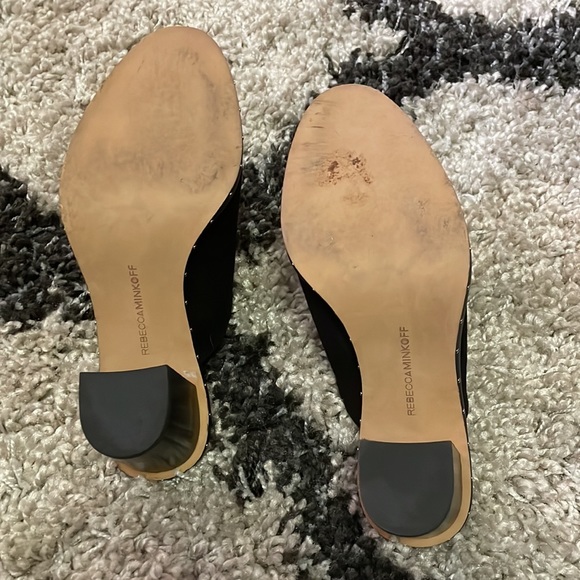 Worn Once - Rebecca Minkoff Black Suede Studded - Picture 5 of 6
